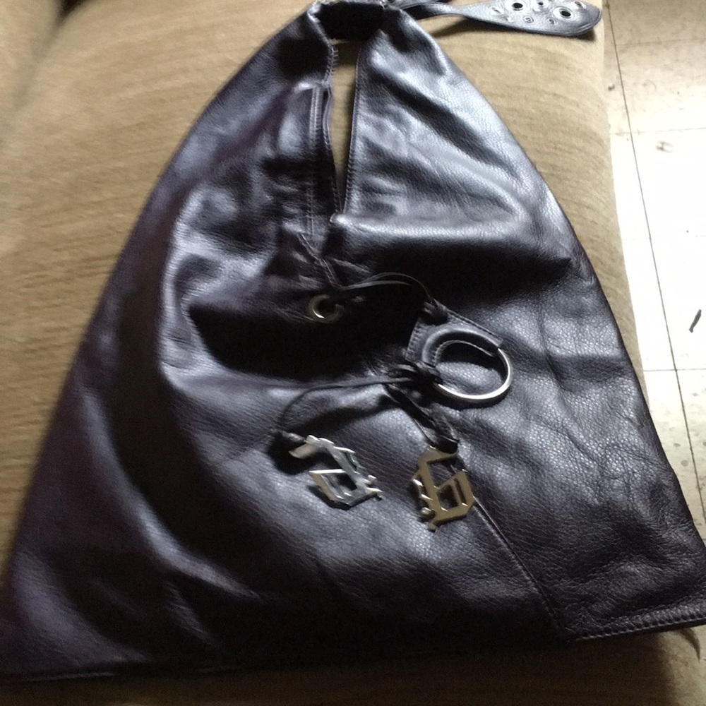 Purple Hobo style purse